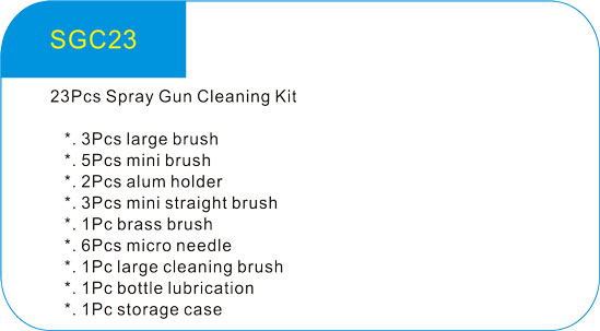 23Pcs Spray Gun Cleaning Kit